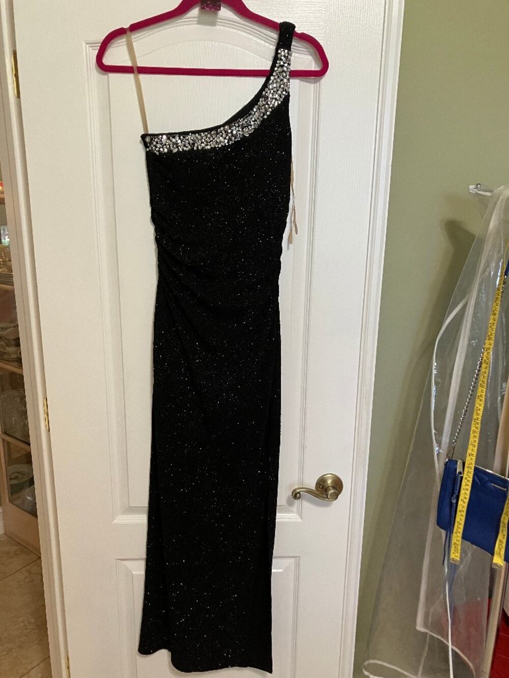 Black Embellished Gown